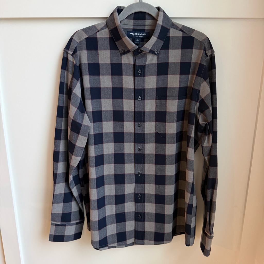 Men’s Mizzen+Main Leeward Woven Shirt - Xl Trim | No-Tuck | Excellent Condition